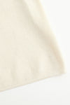 SWAYING/KNIT Silk Cashmere Back Hollow Vest SW24SS1T12 White PS75